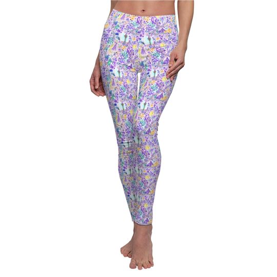 Bright Tropical Princess - Rapunzel Women's Full Length Leggings