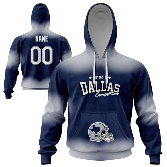 Discover Custom Dallas Football Hoodie: Personalized City Sweatshirt Gift