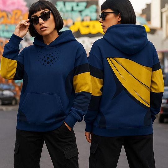 Finding Nemo Dory All Over Print Costume Hoodie, Fish Ocean Cartoon Cosplay Costume Tee