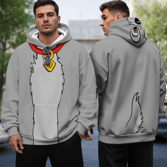 Scamp Cocker Spaniel 3D Hoodie Shirt, Scamp Dog Cosplay Costume Hoodie