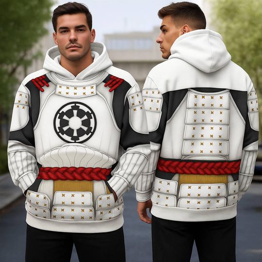 Samurai Stormtrooper V4 StarWars  Costume Cosplay 3D Hoodie, StarWars Sweatshirt