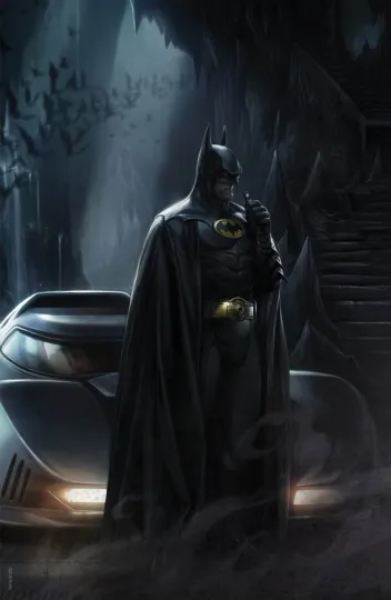 Batman 89 #1 Francesco Mattina Michael Keaton Vertical Poster