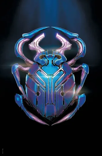 Blue Beetle Official Movie Poster Virgin Foil Variant Limited Edition 1000 NM