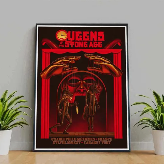Tour 2025 Charleville-Mézières, France Queens Of The Stone Age Poster