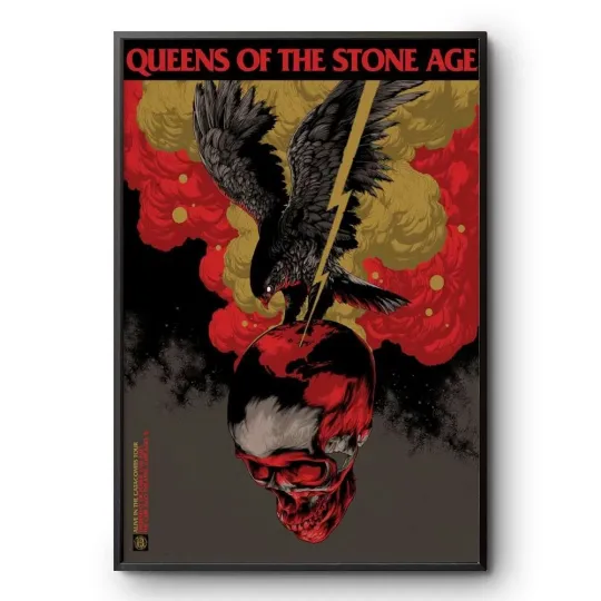 Discover HOT Queens Of The Stone Age Oct 2 2025 Chicago tour Poster