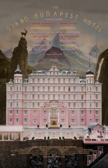 Discover The Grand Budapest Hotel Movie Poster,  Wes Anderson Premium Matte Vertical Posters