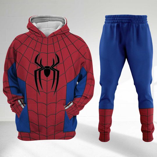 Marvel Spider-Man New Suit Halloween Costume Hoodie