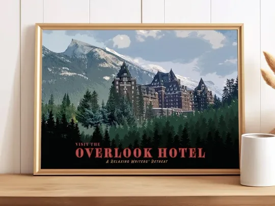 Overlook Hotel Poster The Shining Movie Wall Art Premium Matte Vertical Poster