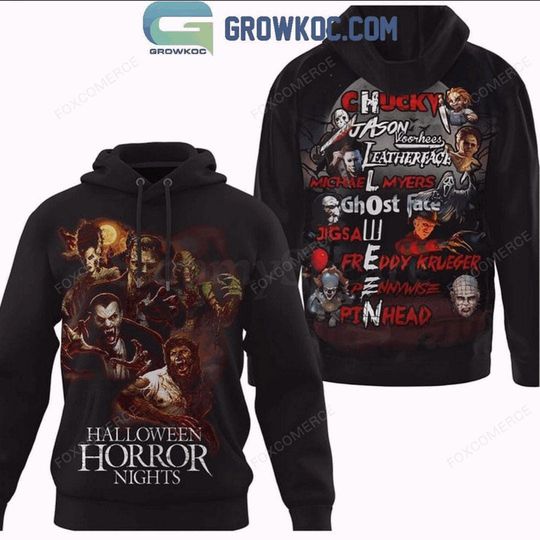 Halloween HN Villains Puzzle 3D Hoodie Shirt