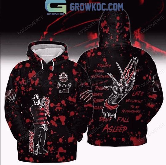 Discover Freddy Krueger Nightmare Halloween 3D Hoodie Shirt