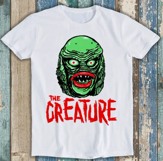 Creature From The Black Lagoon T Shirt Film Movie Retro Vintage Cool Tee M10