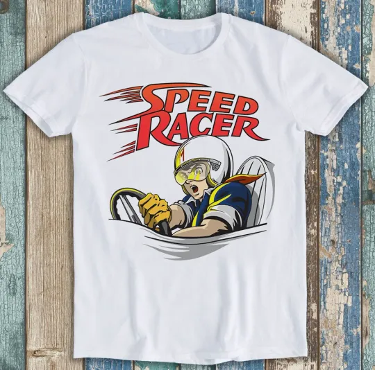 Speed Racer Go Movie Poster T-Shirt Anime Manga Funny Gift Tee M1423