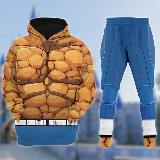 Ben Grimm The Fantastic Four First Steps 3D Hoodie