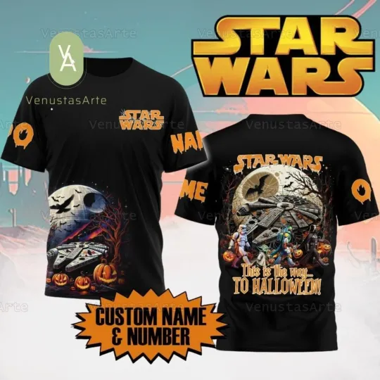 Star Wars Halloween 3D T-Shirt for Men and Women