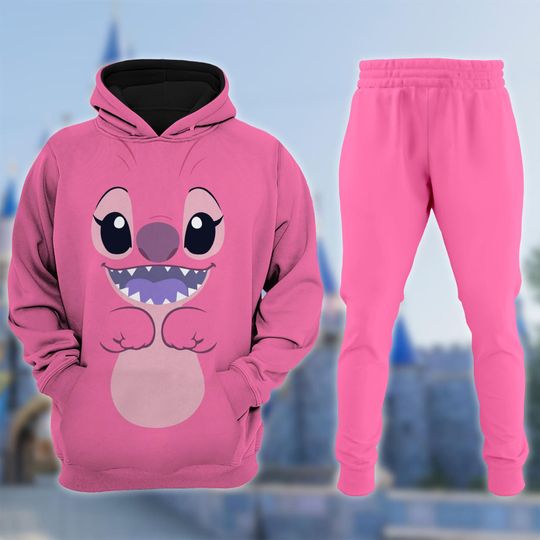 Angel 3D Adult T-shirt Hoodie, Lilo And Stitch Cosplay Costume Hoodie