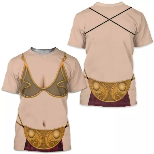 Discover Star Wars Leia Slave 3D T-Shirt for Men Women S-5XL