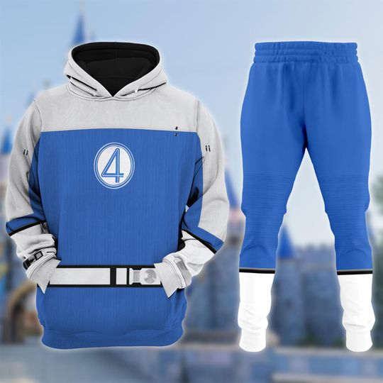 Johnny Storm Human Torch 3D Hoodie T-Shirt, Fantastic Four First Steps Sweatshirt