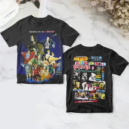 Discover The Great Rock 'n' Roll Swindle Album Cover 3D T-Shirt
