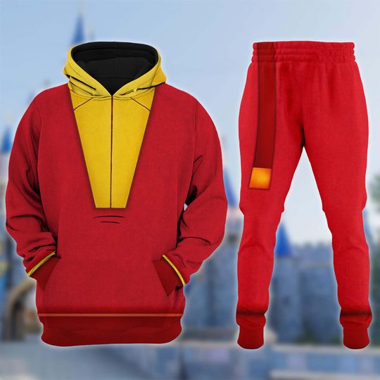 Disney The Emperors New Groove Costume Hoodie, Kuzco Protagonist Cosplay Costume Shirt