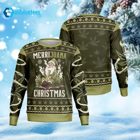 Discover Marijuana Christmas Ugly Sweater