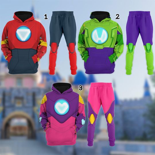 Iron Man Ironheart Hulk Costume Hoodie, Iron Man And His Amazing Friends Sweatshirt