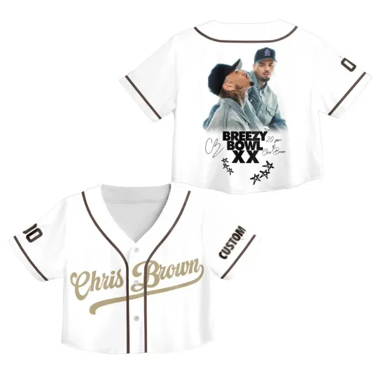 Discover CB Breezy Bowl Crop Top Baseball Jersey 3D Unisex Tour Dates 2025