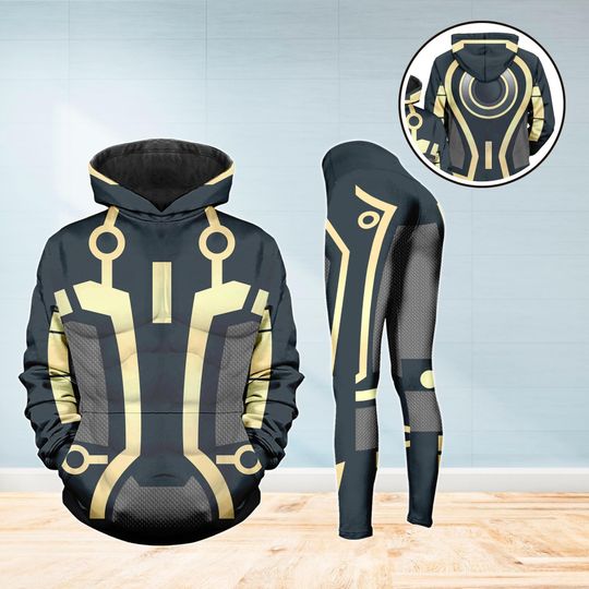 Discover Tron Legacy Cosplay Hoodie, Sam Flynn Shirt, Disney Leggings, Magic Kingdom Shirt, Halloween Costume Hoodie, Roller Coaster Costume