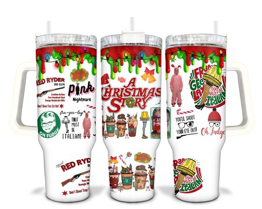 Discover A Christmas Story #2 Sublimated 40oz Quencher Tumbler