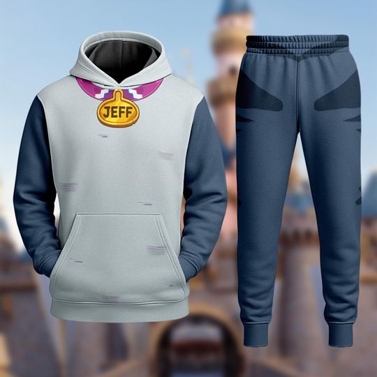 Discover Marvel Jeff Shark Halloween Costume 3D Hoodie, Jeff Cosplay Costume, Disneyland Trip Jeff Game Series Halloween Family Group Matching Shirt