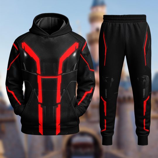 Discover Disney Tron: Ares Halloween Costume 3D Hoodie, Tron Cosplay Costume, Disneyland Trip Tron Ares Halloween Tee, Family Group Matching Shirt
