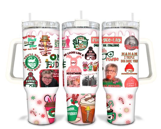 Discover A Christmas Story 1 Sublimated 40oz Quencher Tumbler