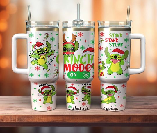Christmas Movies 40oz Tumbler, Christmas Vibes 40oz Tumbler, Christmas Characters