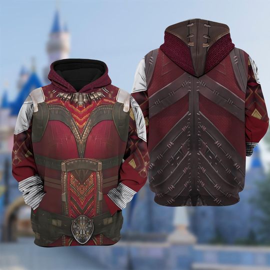 Wakanda Forever 3D Costume Hoodie, Dora Milaje Cosplay Costume Sweatshirt