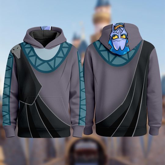 The Hades Costume 3D T-Shirt, Hercules Antagonist Cosplay Costume Hoodie