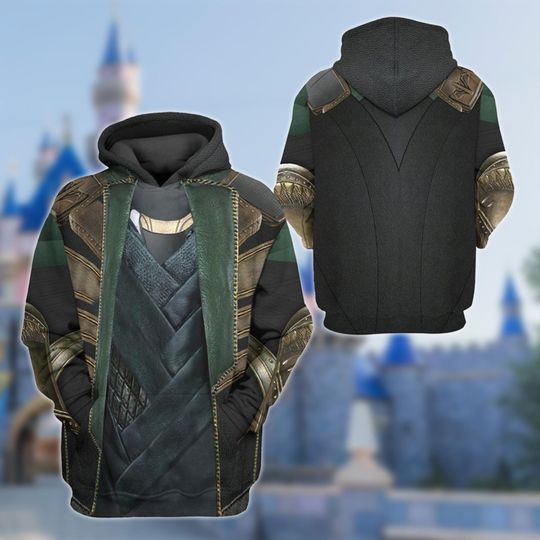 Loki Halloween Costume Hoodie, Loki Halloween Outfit