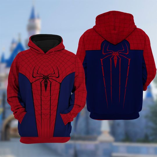 Discover Spider Man Halloween Shirt, Spiderman Superhero Halloween Costume For Family Group Zip Hoodie, Superhero Clothing Men Gift