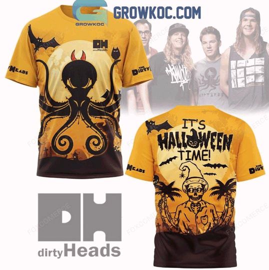 Discover The Dirty Heads Its Halloween Time 3D Hoodie Shirt