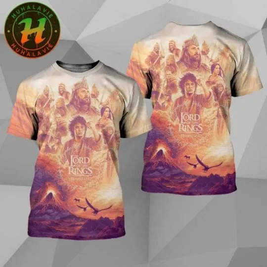 Discover New Poster The Lord Of The Rings The Return Of The King Gift For Fan 3D Shirt
