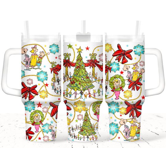 Discover Whoville Christmas - 40oz Tumbler w/ Handle