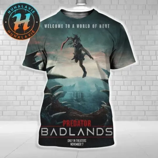 Discover Predator Badlands Welcome To A World Of Hurt In Theaters On November Shirt