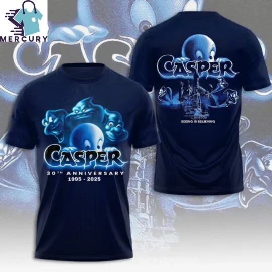 Discover Casper The Friendly Ghost 30th Anniversary 1995-2025 Shirt