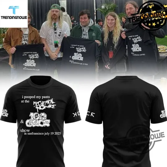 My Chemical Romance And 100 Gecs San Francisco 2025 3D Shirt