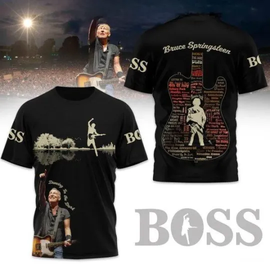 Bruce Springsteen Dancing In The Dark Born To Run T-Shirt