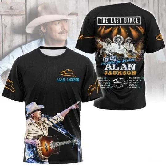 Alan Jackson The Last Dance One More For The Road T-Shirt