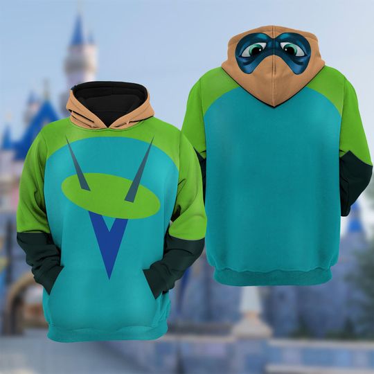 Disney Voyd Karen Fields 3D Hoodie, Incredibles 2 All Over Print Hoodie
