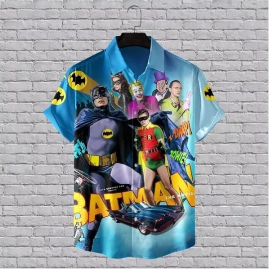 Discover 1966 Batman The Movie Hawaiian Shirt Unisex Adults