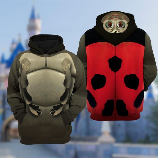 Discover Disney Francis Beetle 3D Hoodie, A Bug's Life All Over Print Hoodie