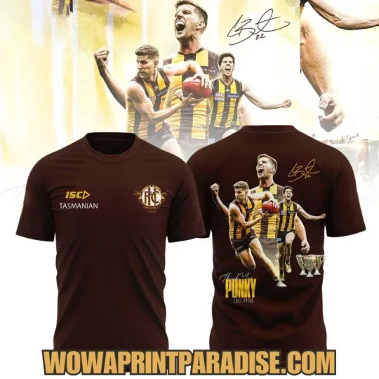 Discover Luke Breust x Hawthorn Hawks 100 Years 1925-2025 Shirt