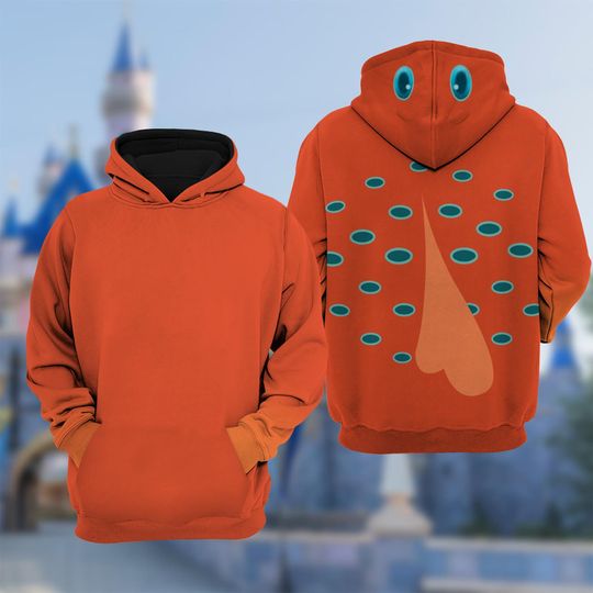 Discover Disney Pudge Fish 3D T-Shirt, Lilo & Stitch All Over Print Shirt, Pudge The Fish Costume T-Shirt, Pudge Fish Cosplay Costume Tee