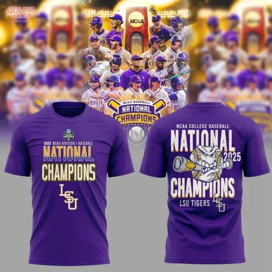 Discover LSU Tigers World Series Champions 2025 3D Shirt